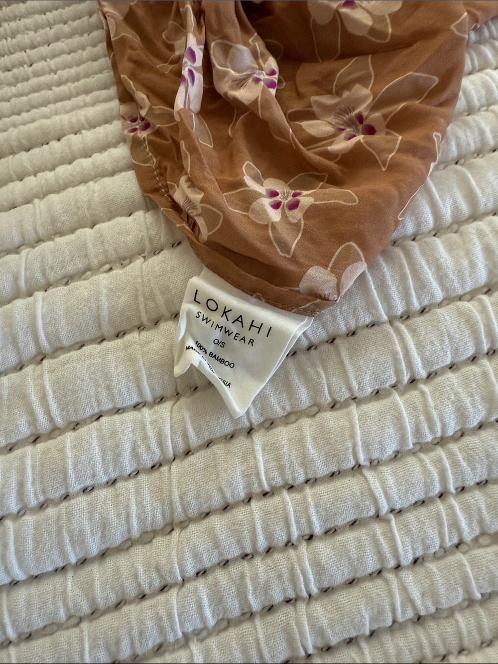 Lokahi tie skirt mini "sarong"